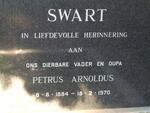 SWART Petrus Arnoldus 1884-1970