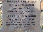 WESTHUIZEN  Johanna Christina, v.d. nee  JOUBERT 1879-1911