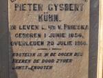KUHN Pieter Gysbert 1854-1914