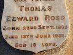 ROSS Thomas Edward 1865-1931