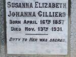 CILLIERS Susanna Elizabeth Johanna 1857-1931