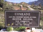 CONRADIE Hester Helena nee COMBRINK 1904 - 1983