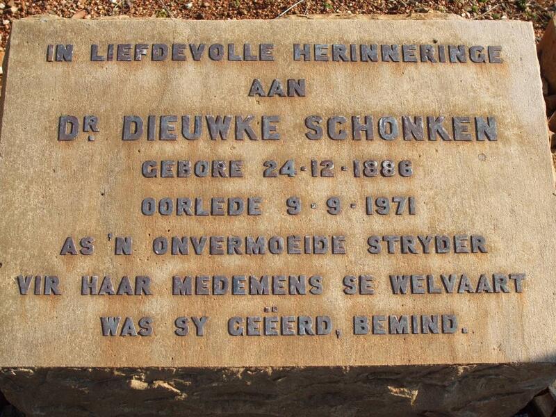 SCHONKEN Dieuwke 1886-1971