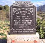 MERWE Roelie, v.d. 1925-1959