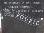 FOURIE Ockert Cornelius 1940-1993