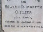 CILLIER Hester Elizabeth nee NAUDE 1856-1936