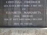 ? IENEN Christian Friedrich 1873-1957 & Elizabeth Margareta BRUWER 1883-1936