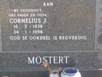 MOSTERT Cornelius J. 1939-1994