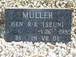 MULLER Hendrik 1922-1985
