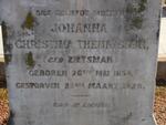 THEUNISSEN Johanna Christina nee ZIETSMAN 1855-1929