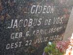 VOS Gideon Jacobus, de 1854-1928