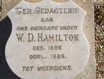 HAMILTON W.D. 1856-1925