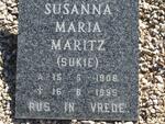 MARITZ Susanna Maria 1906-1995