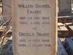 FAURE Willem Daniel 1853-1935 & Engela 1856-1918