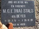 STALS M.C.E. nee BEYER 1951-1999
