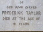 TAYLOR Frederick