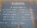 KARSTEL Vivian 1887-1975 & Elizabeth Maria 1896-1988