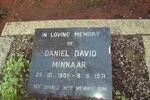 MINNAAR Daniel David 1905-1971