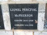 McPHERSON Lionel Percival 1928-1996