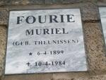 FOURIE Muriel nee THEUNUSSEN 1899-1984