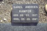 KAMFER Sarel Andries 1927-1987