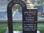PLESSIS Thomas, du 1961-1998