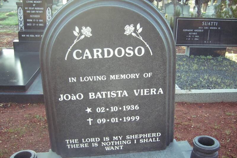 CARDOSO Joåo Batista Viera 1936-1999