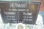 HERMANT Fernand 1931-1999 & Elaine 1931-2004
