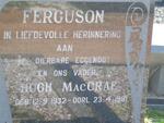 FERGUSON Hugh MacCrae 1932-1981