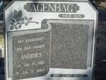 AGENBAG Andries 1912-1980