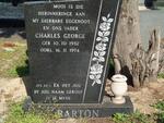 BARTON Charles George 1932-1974