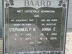 BAARD Stephanus B.P. 1901-1977 & Anna 1904-2000