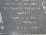 MARAIS Stephanus Abraham -1977