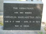 FICK Cornelia Margaretha 1888-1974