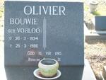 OLIVIER Bouwie nee VOSLOO 1934-1986