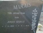 MARAIS Johan George 1920-1975
