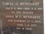 MYNHARDT Tobias J. 1896-1963 & Anna M.G. 1905-1975
