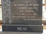 REAY Catharina Johanna nee HAMMAN 1915-1968