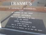 ERASMUS Ernst Hendrik 1899-1972 & Anna Catharina KEYTER 1909-1995