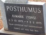 POSTHUMUS Elmarie 1973-1975