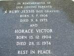 ? Horace Victor 1904-1974 & Ruby Jessie GRASSIE 1906-1976