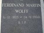 WOLFF Ferdinand Martin 1875-1960