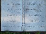 WALTON Marion Eleanor Jessie 1911-1962