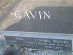 GAVIN Dennis Stanley -1971 & Annie 1915-1992