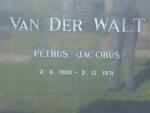 WALT Petrus Jacobus, van der 1909-1971