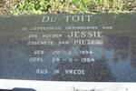 TOIT Jessie, du 1894-1984
