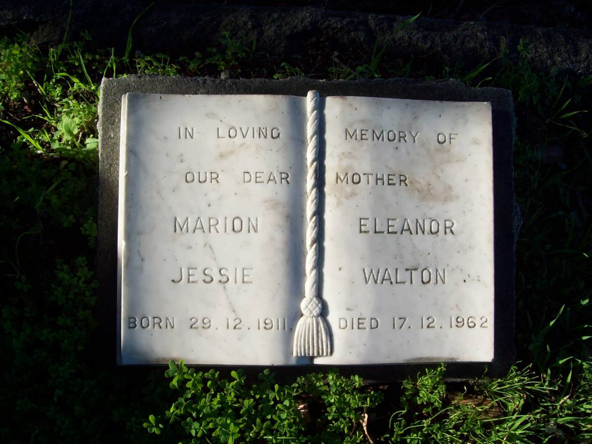 WALTON Marion Eleanor Jessie 1911-1962