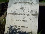FAURE Johannes Albertus 1861-1933