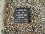 WEGE Gerhard Peter Myburgh 1909-1998