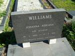 WILLIAMS Johanna Adriana nee BOSMAN 1899-1991